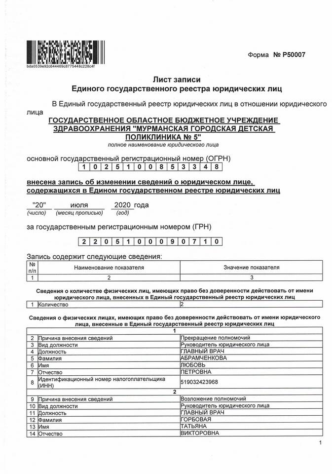 Как выглядит бланк ООО