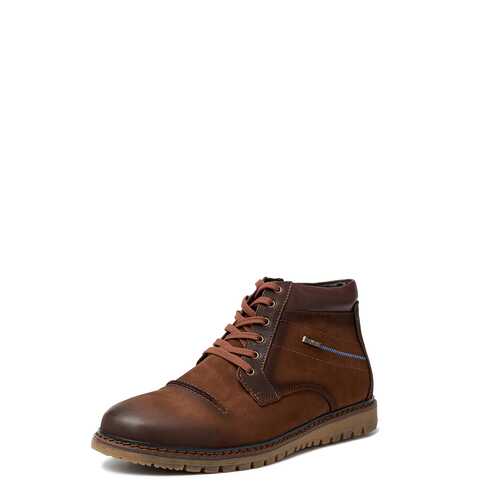 Полуботинки мужские Alessio Nesca 26007680 коричневые 44 RU в Timberland