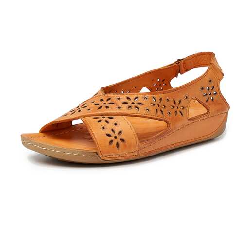 Сандалии женские Alessio Nesca TR-AMR-095A оранжевые 41 RU в Timberland
